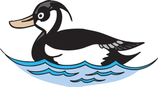 Water Bird Duck Stickdatei