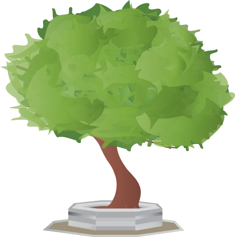 Tree Garden Park Stickdatei – Natur