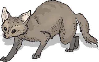Brown Shadow Fox Stickdatei