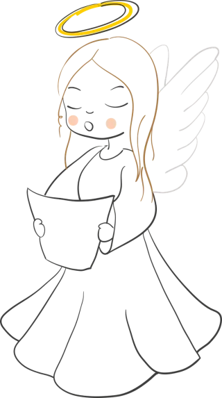 Angel Christmas angel Christmas Stickdatei