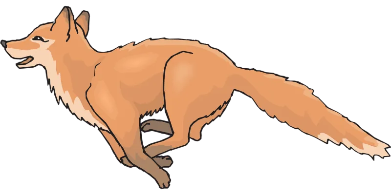 Happy Orange Fox Stickdatei – Tiere