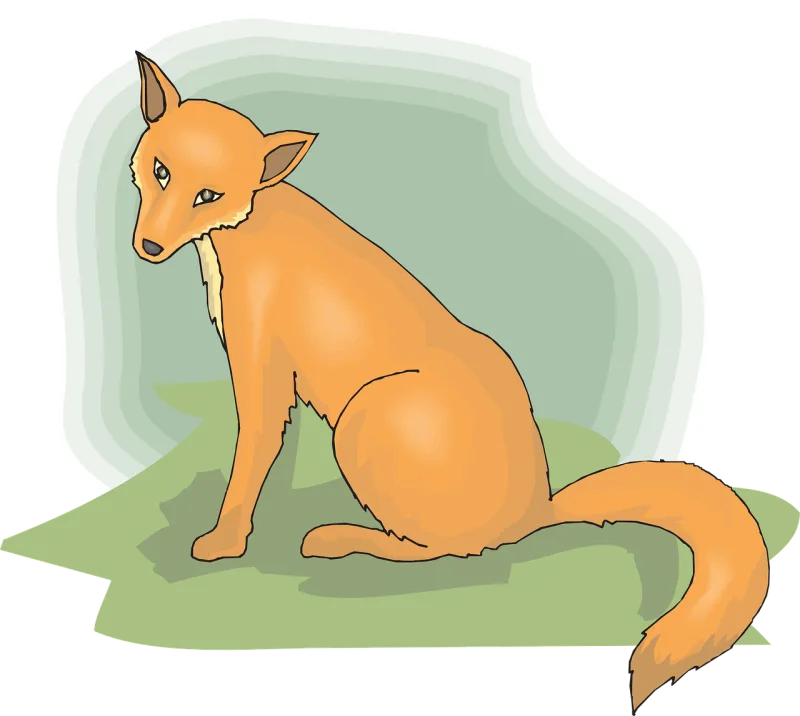 Head Orange Fox Stickdatei – Tiere