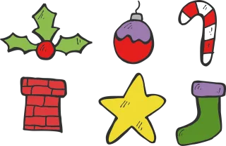 Christmas Decorations Decoration Stickdatei