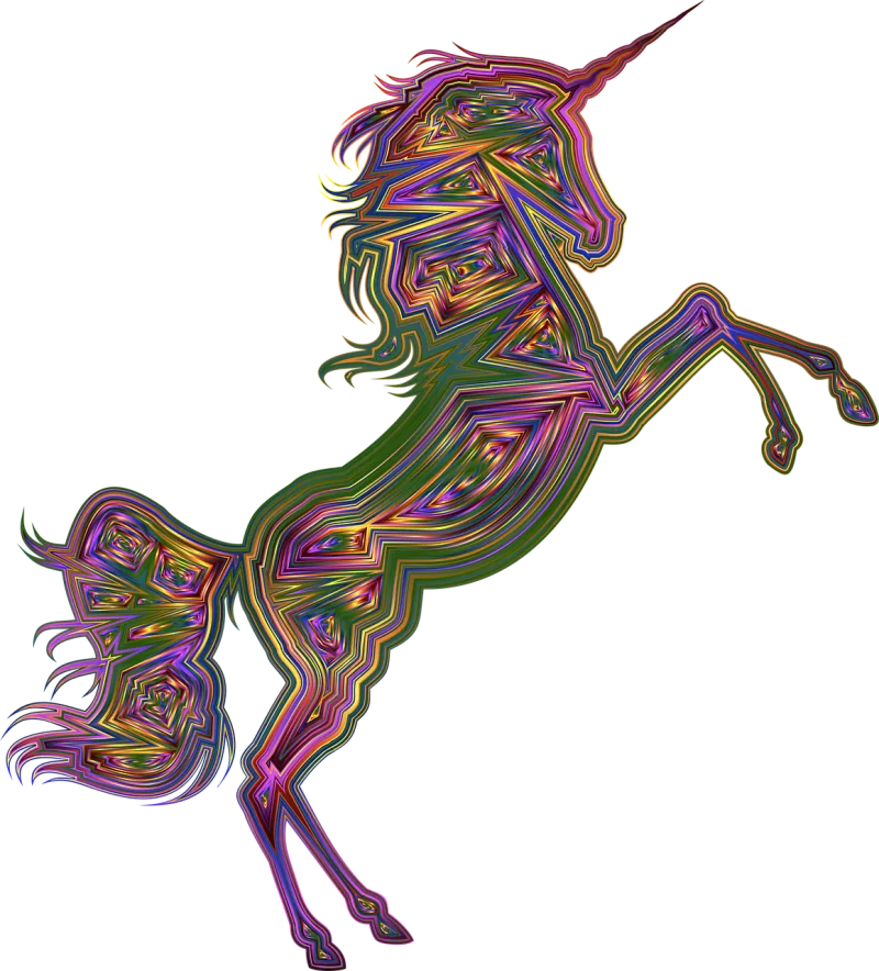 Unicorn Horse Animal Stickdatei – Kinder
