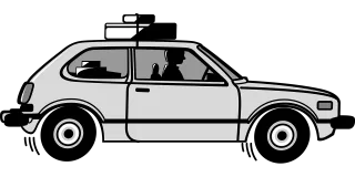 Back Car Driving Stickdatei