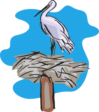 Pelican Bird Fowl Stickdatei