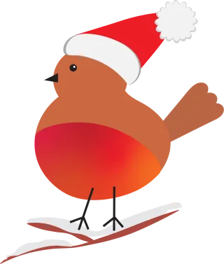 Robin Redbreast Bird Stickdatei