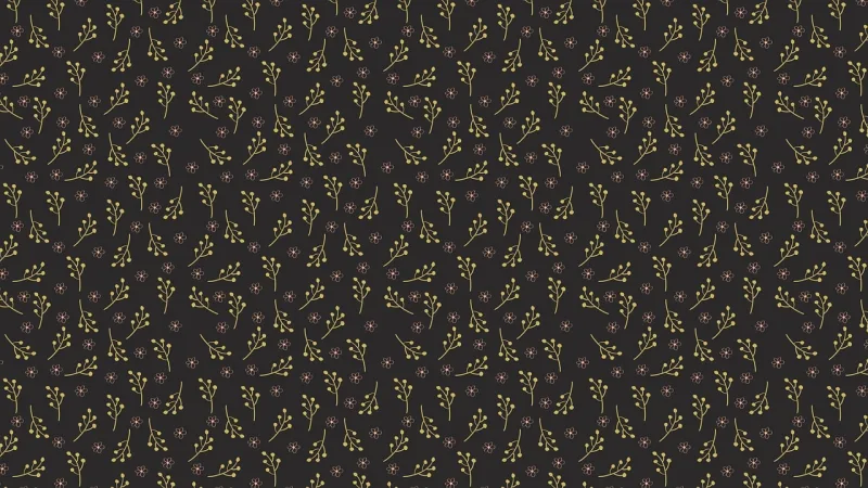 Floral Pattern Spring Stickdatei – Natur