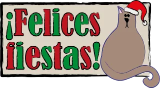 Christmas Happy holidays Pet Stickdatei