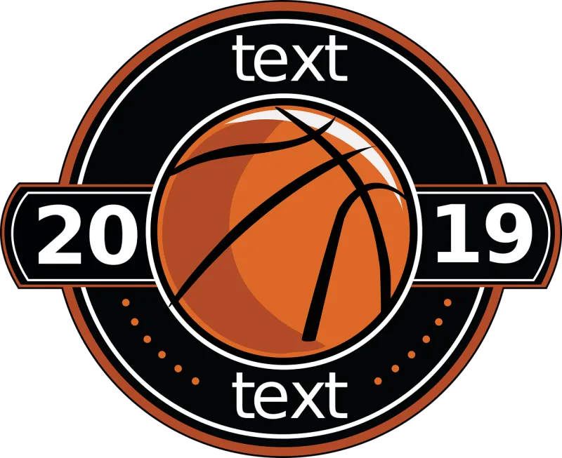 Basketball logo Logo Basketball Stickdatei – Sport