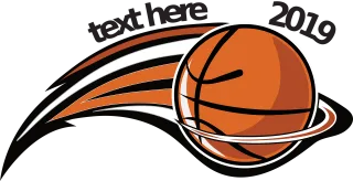 Basketball logo Logo Basketball Stickdatei