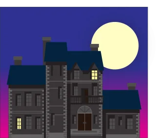 Manor Castle Dark Stickdatei