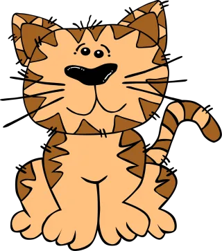 Cat Pet Animal Stickdatei