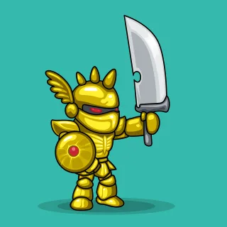 Knight Hero Sword Stickdatei