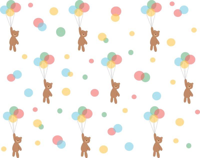 Bear Balloon Kids Stickdatei – Fahrzeuge