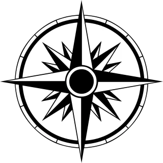 Compass Instrument Navigation Stickdatei