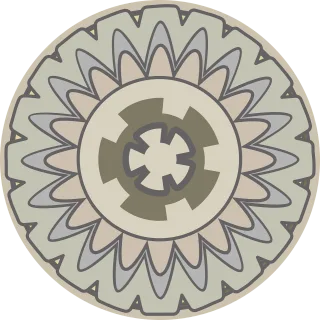 Medallion Lotus Hindu Stickdatei