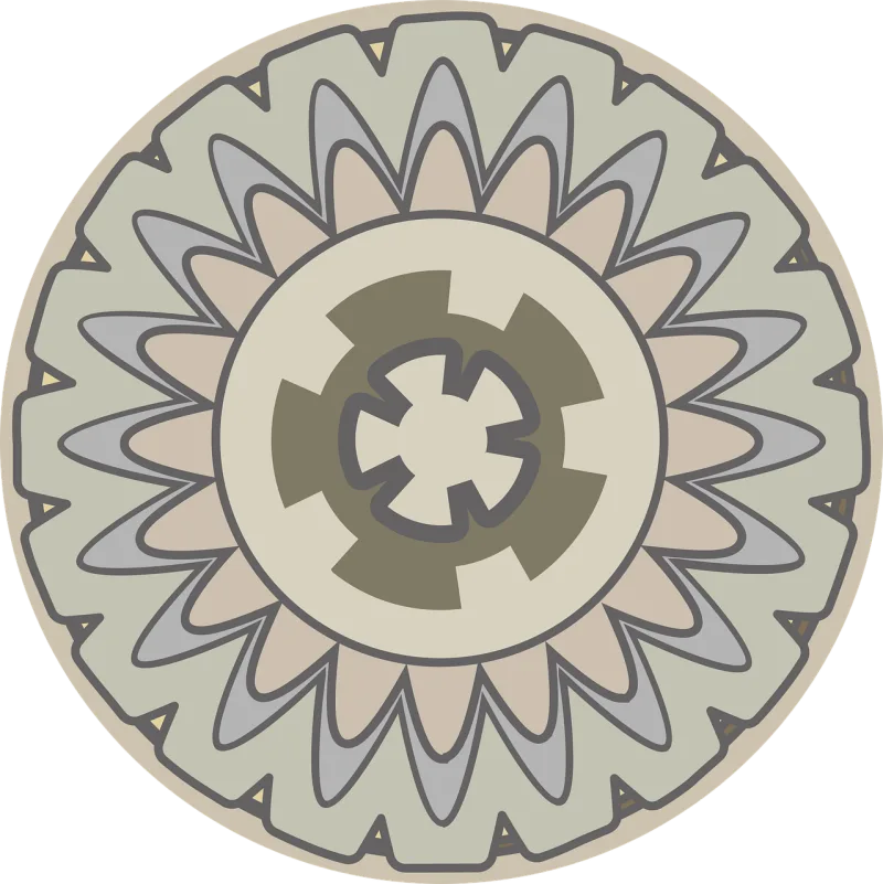 Medallion Lotus Hindu Stickdatei – Blumen