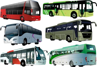 City bus Tourist bus Transport Stickdatei