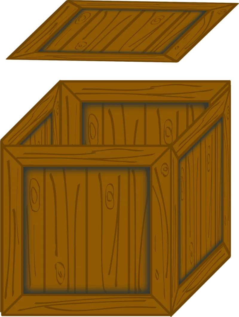 Wooden Box Opened Stickdatei – Sport