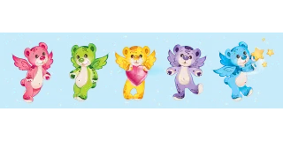 Teddy bear Yellow Heart Stickdatei