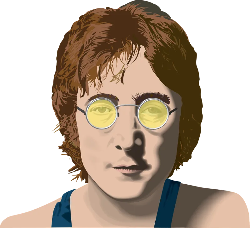 John lennon Singer Famous Stickdatei – Musik