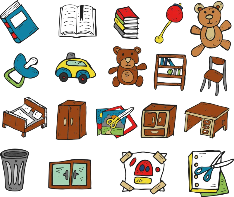 Book Teddy bear Toys Stickdatei – Kinder
