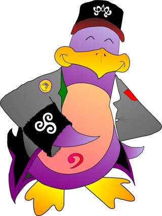 Penguin Bird Clothing Stickdatei