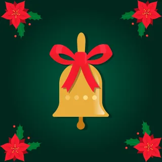 Christmas Bell Pet Stickdatei