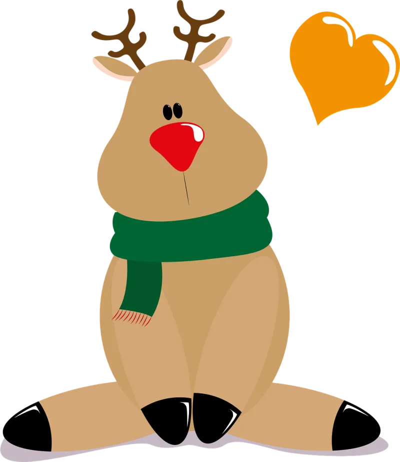 Rudolph Rodolfo Reno Stickdatei – Weihnachten