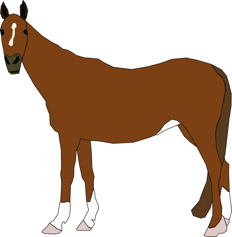 Horse Animal Equine Stickdatei – Tiere