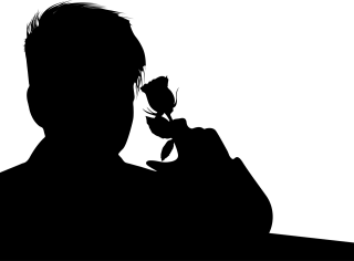 Silhouette Woman Black Stickdatei