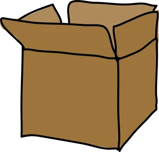 Box Space Empty Stickdatei