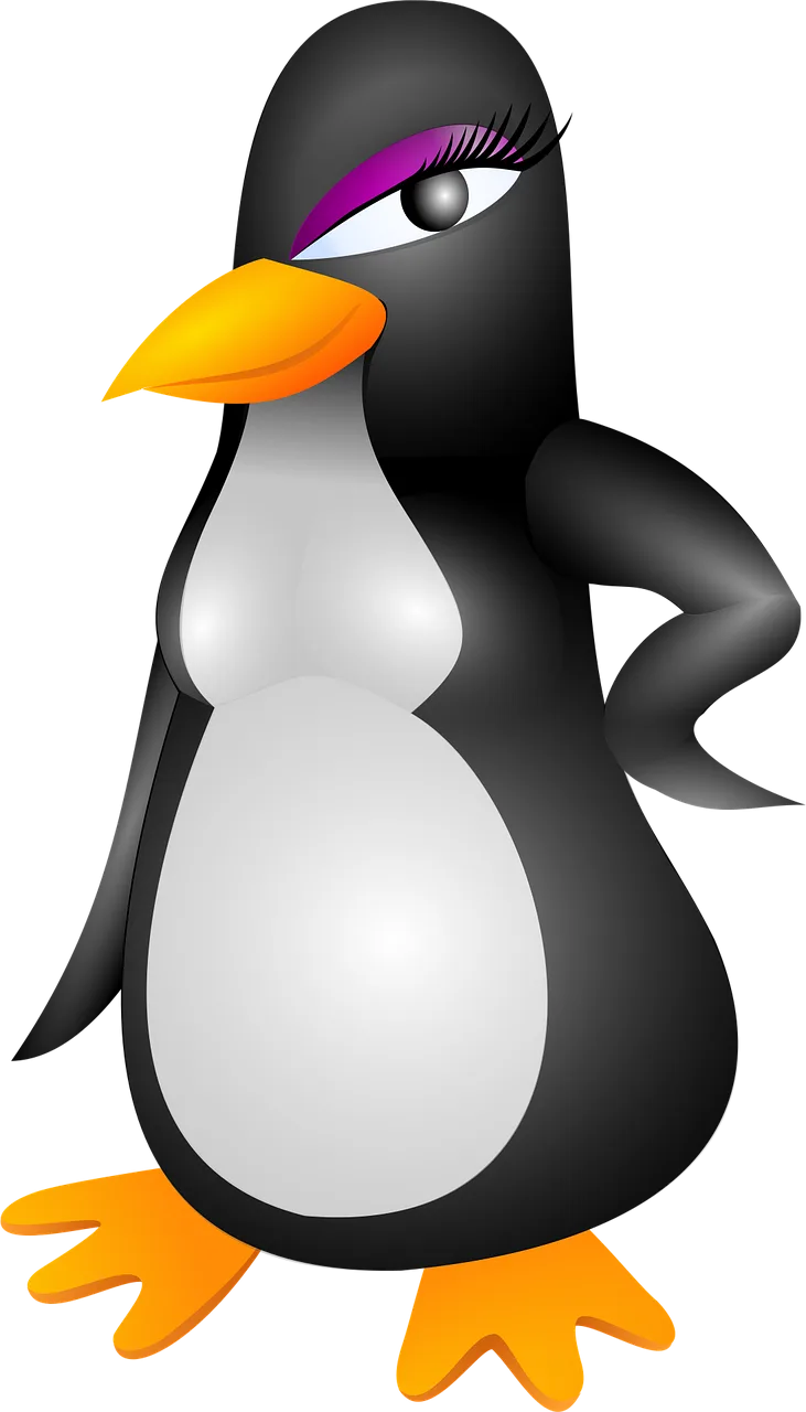 Penguin Female Girl Stickdatei – Tiere