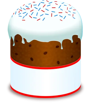 Vector Cake Easter Stickdatei