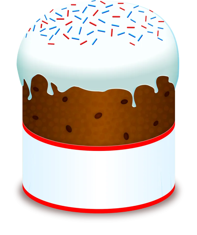 Vector Cake Easter Stickdatei – Essen & Trinken