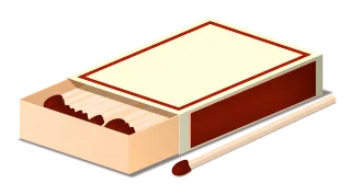 Matches Boxes Fire Stickdatei