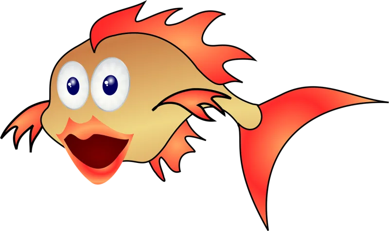 Goldfish Fins Tropical Stickdatei – Sport