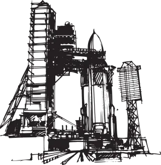 The bus space Vector Space Stickdatei