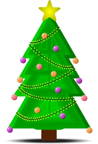 Christmas Tree Star Stickdatei