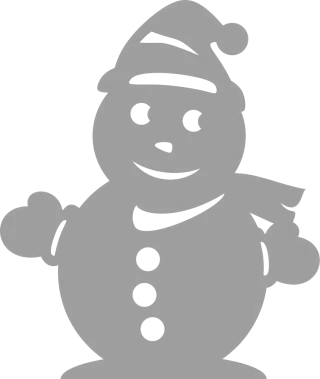 Snowman New year Christmas Stickdatei – Weihnachten