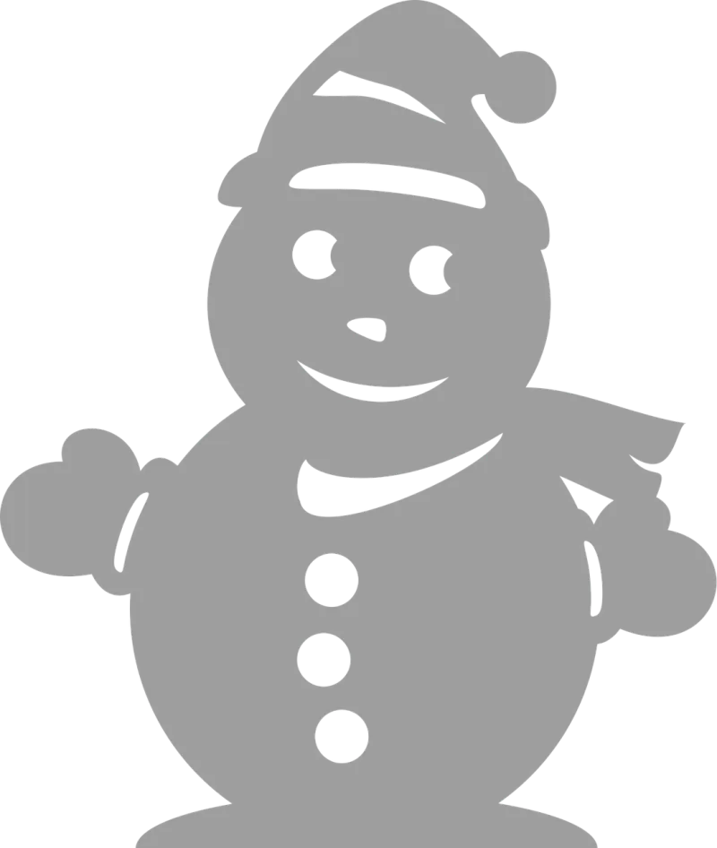 Snowman New year Christmas Stickdatei – Weihnachten