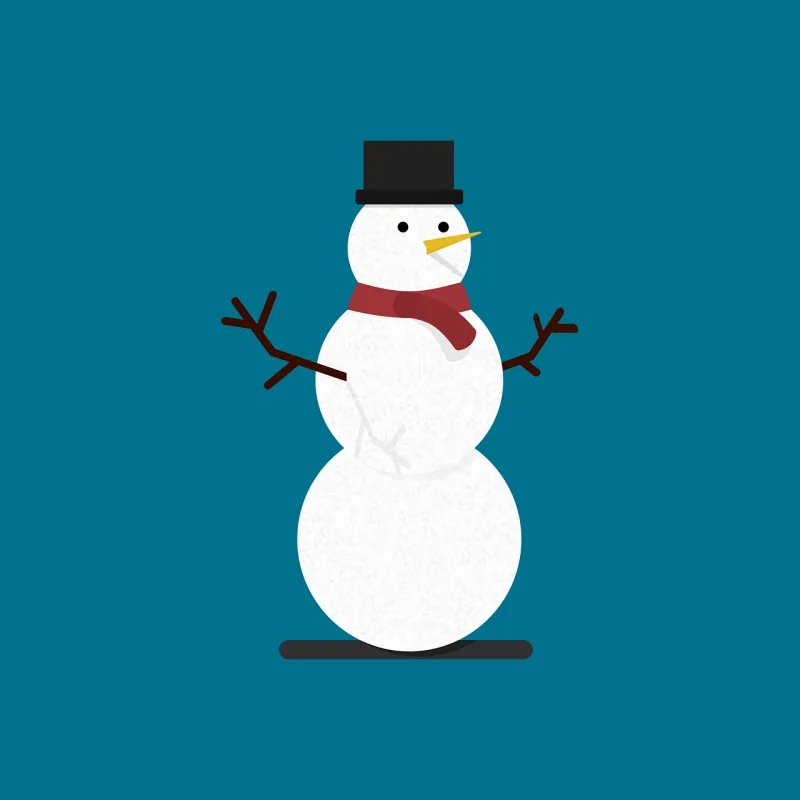 Snowman Christmas Nature Stickdatei – Weihnachten