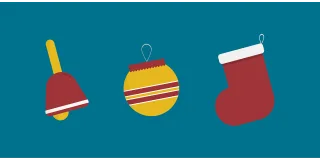 Bell Ornament Stocking Stickdatei