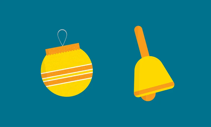 Bell Ornament Icons Stickdatei – Weihnachten