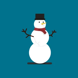 Snowman Snow Christmas Stickdatei
