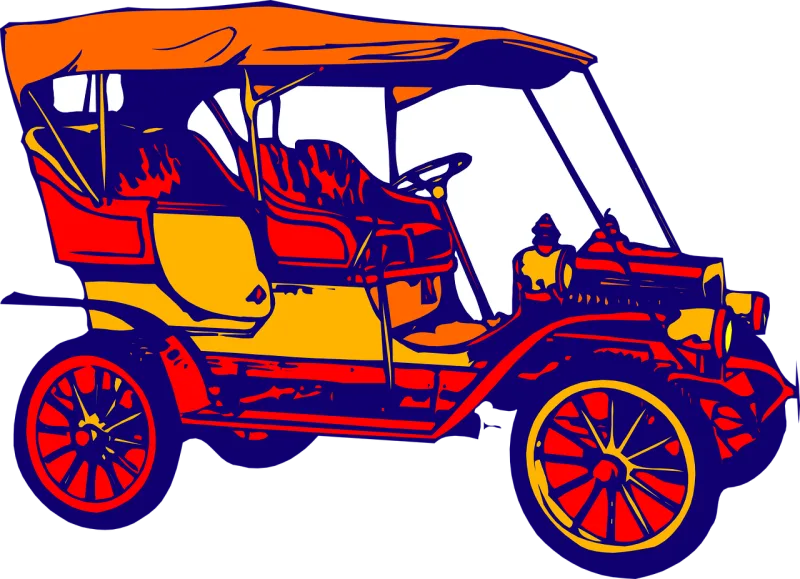 Car French Old Stickdatei – Fahrzeuge