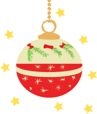Christmas Christmas ornament Christmas bombshell Stickdatei