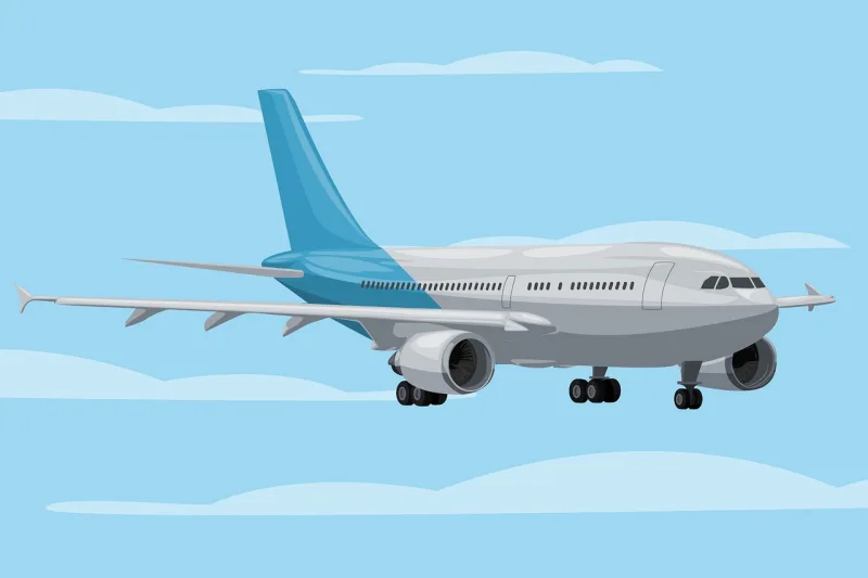 Aircraft Fly Flights Stickdatei – Natur