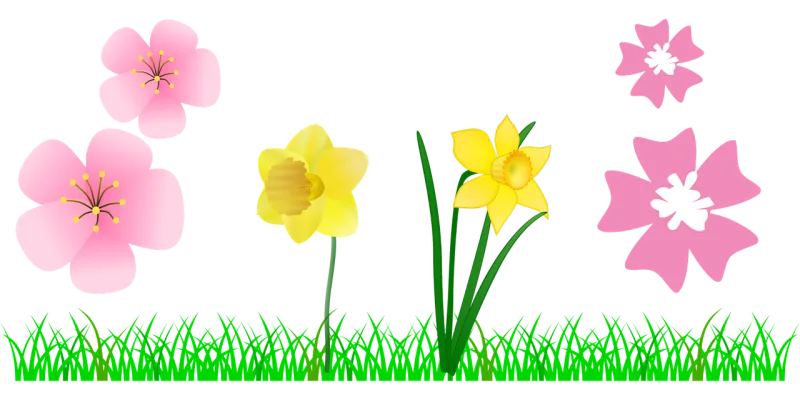 Grass Flower wallpaper Spring Stickdatei – Blumen
